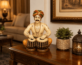 Rajasthani Tabla Maestro Resin Showpiece