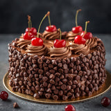 Cherry Chocolate Truffle Celebration Cake