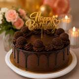 Choco Truffle Eggless Birthday Cake
