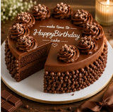 Chocolate Bliss Birthday Cake