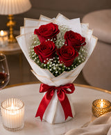 Classic 4 Red Rose Bouquet