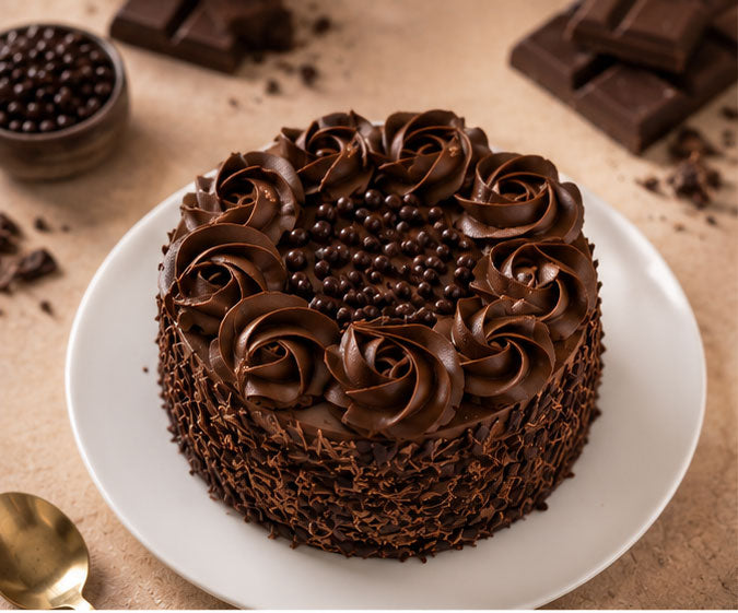 Classic Chocolate Truffle Celebration Cake