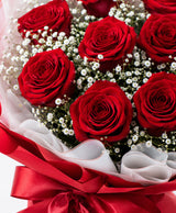 Classic 10 Red Rose Bouquet