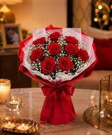 Classic 10 Red Rose Bouquet