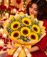Classic Sunflower Bouquet – 6 Sunflowers