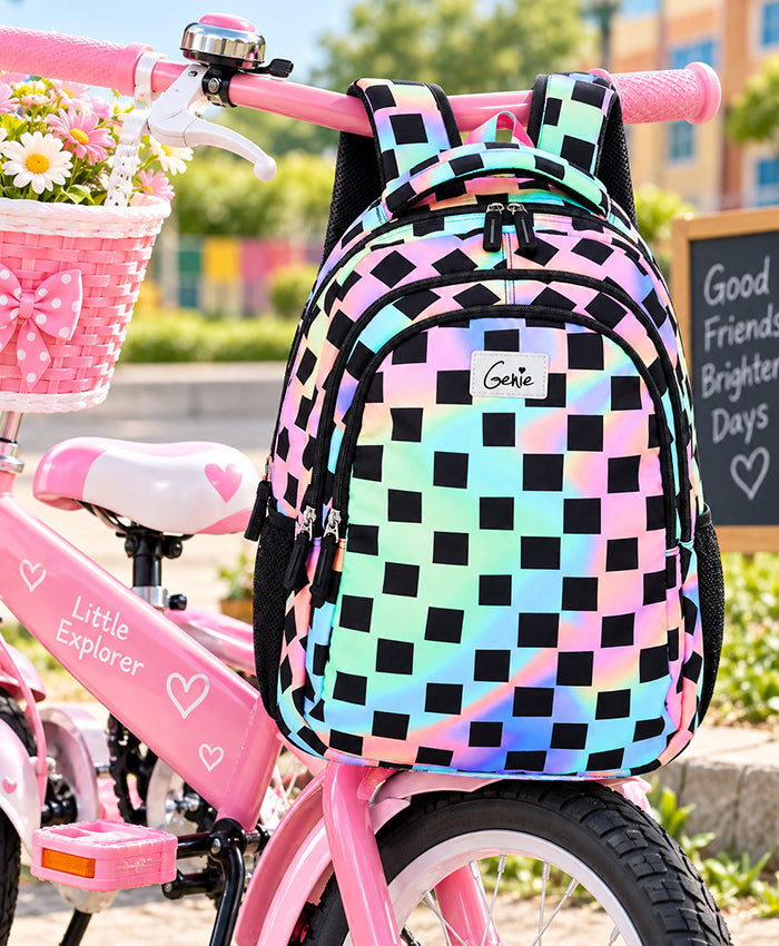 Color Pop Checkered Everyday Backpack