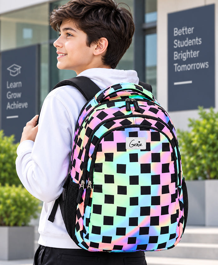 Color Pop Checkered Everyday Backpack
