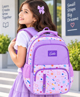 Cosmic Dreams Lavender School Backpack