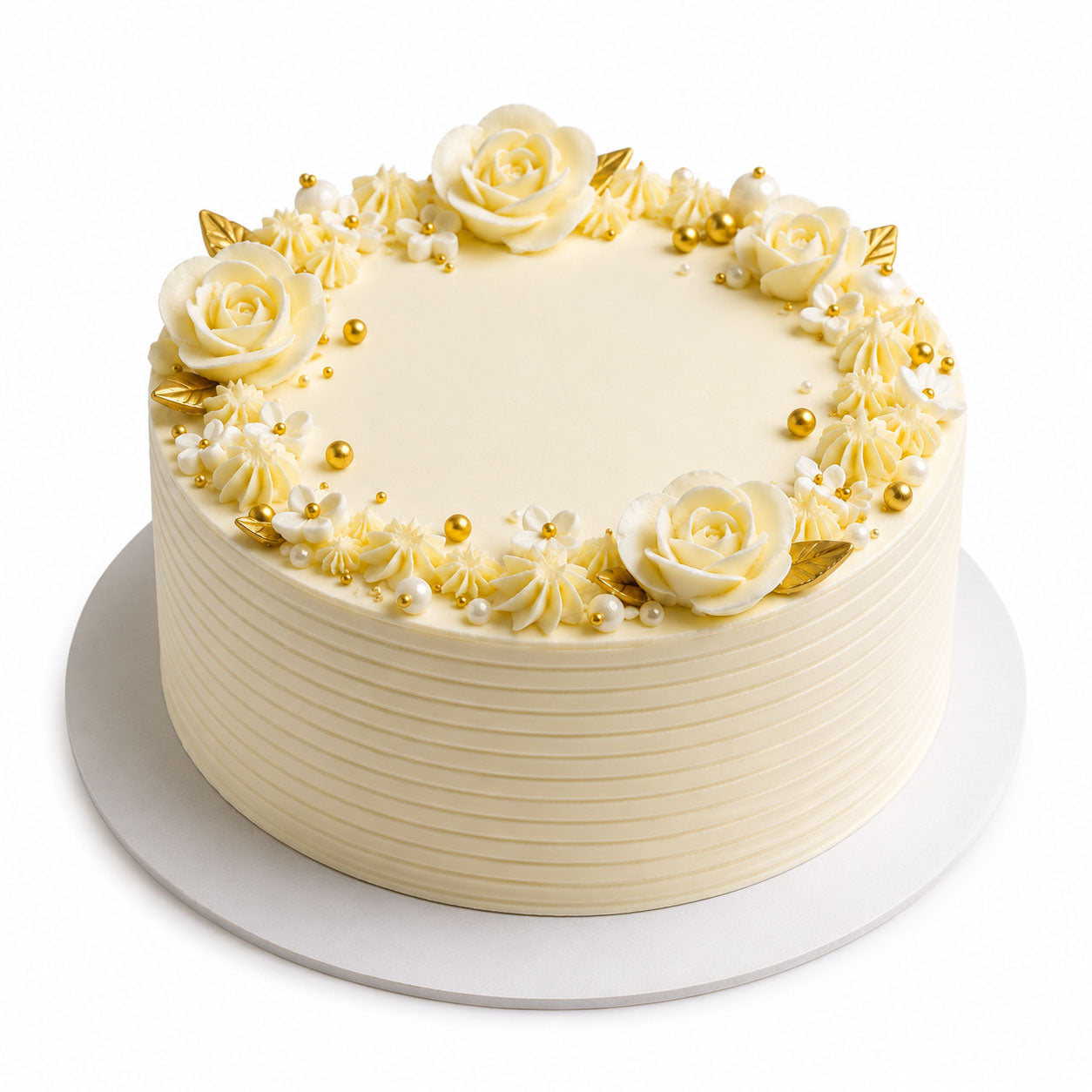 Dreamy White Chocolate Wedding Cake