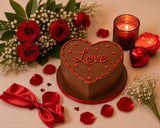 Enchanted Love Eggless Chocolate Bento Cake