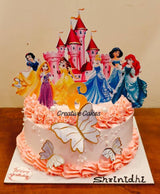 Enchanted Princess Castle Birthday Cake