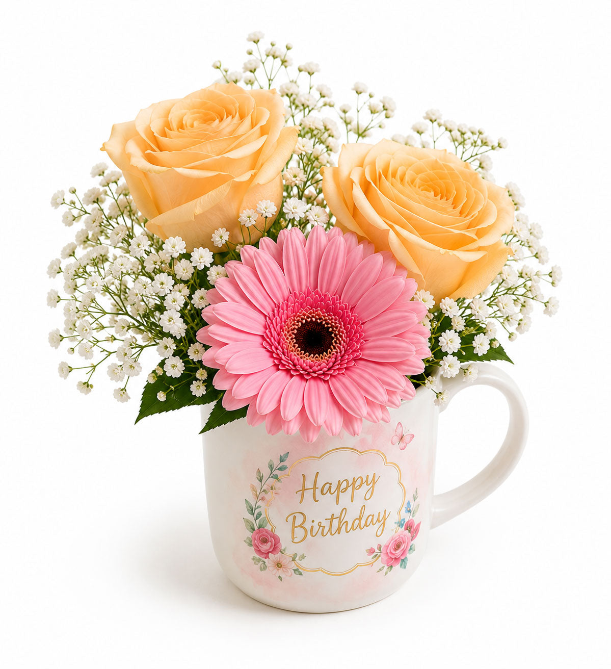 Flower Mug of Birthday Surprises