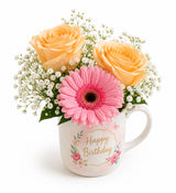 Flower Mug of Birthday Surprises