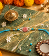 Neelam Pearl Bloom Rakhi