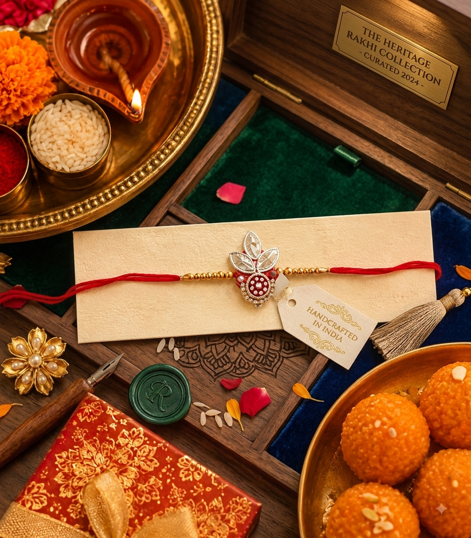 Raktika Lotus Charm Rakhi