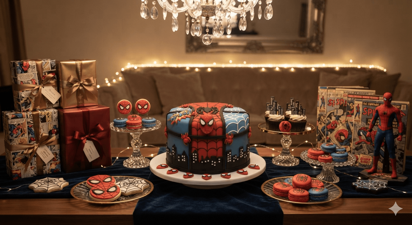 Heroic SpiderHero Cake