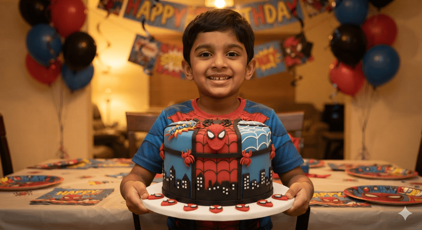 Heroic SpiderHero Cake