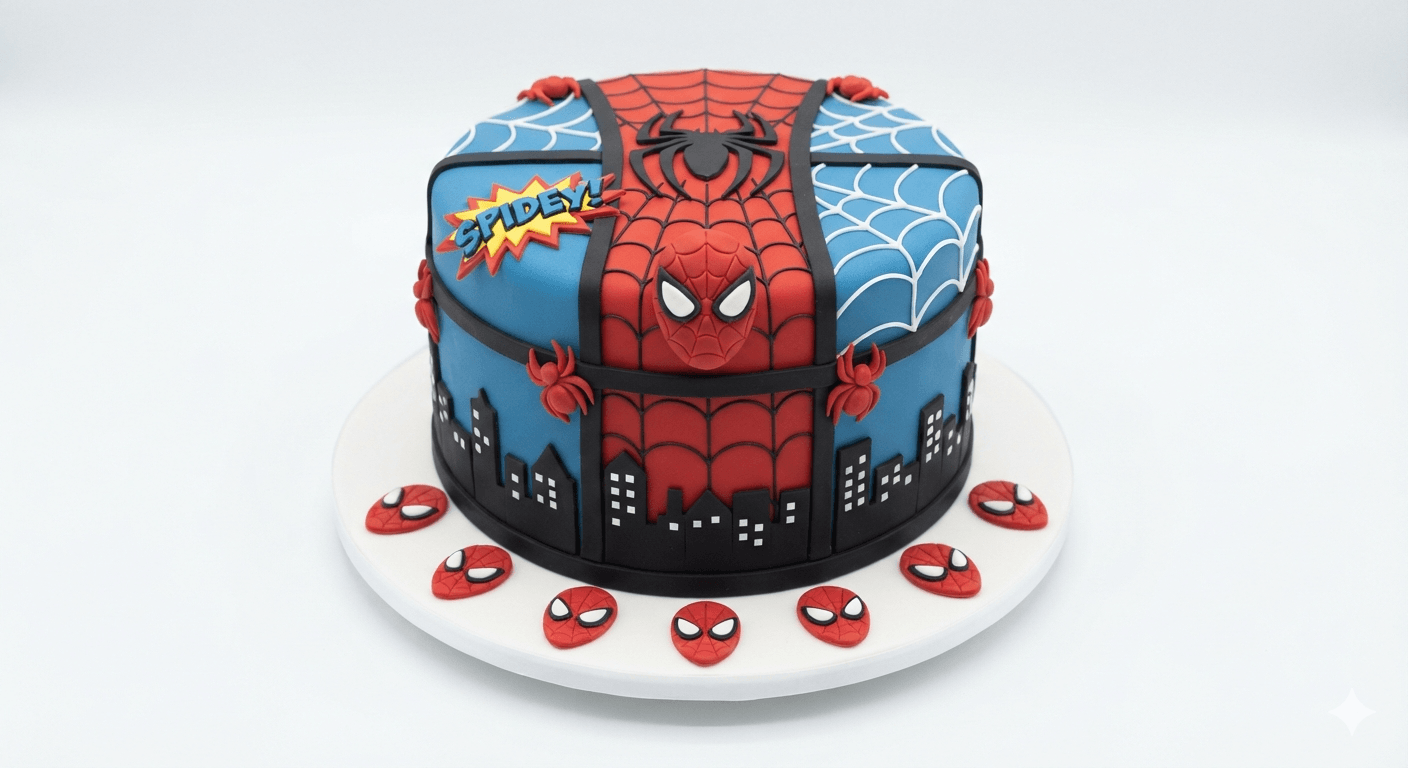 Heroic SpiderHero Cake
