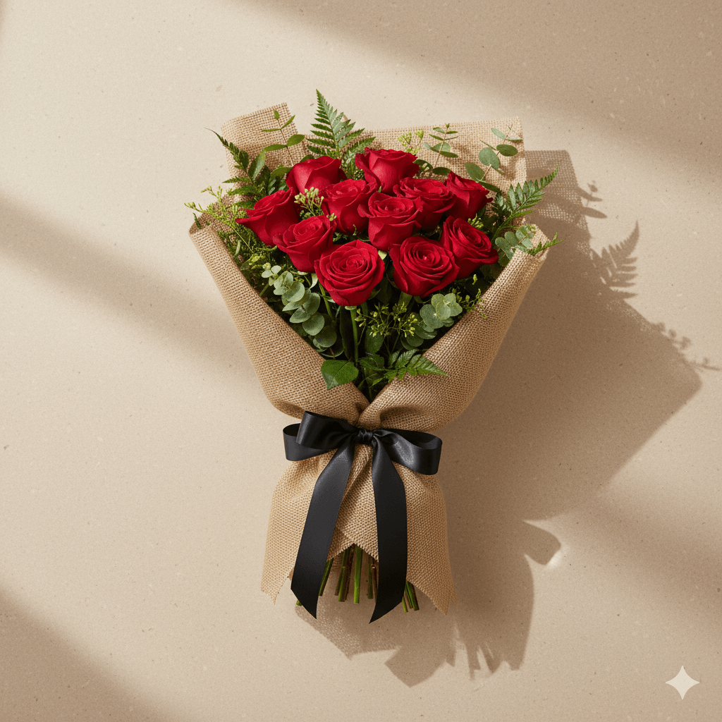 Crimson Royale Rose Bouquet