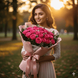 Blush Harmony Rose Bouquet