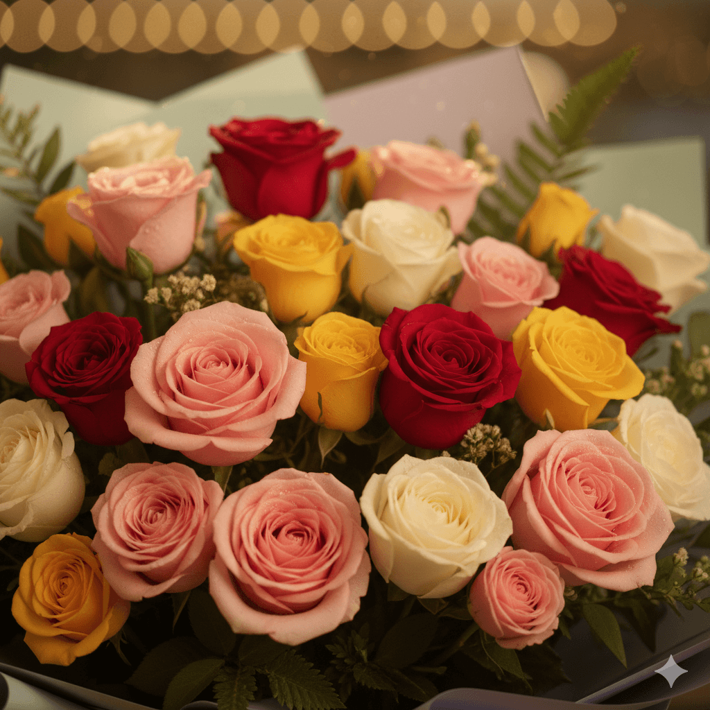 Radiant Bloom Medley Bouquet