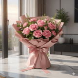 Rosy Charm Carnation Bouquet