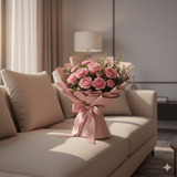 Rosy Charm Carnation Bouquet