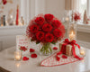 Glass Full of Red Rose