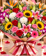 Grand Mixed Flower Arrangement – 20 Flowers