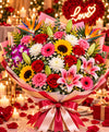 Grand Mixed Flower Arrangement – 20 Flowers