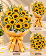 Grand Sunflower Bouquet – 12 Sunflowers
