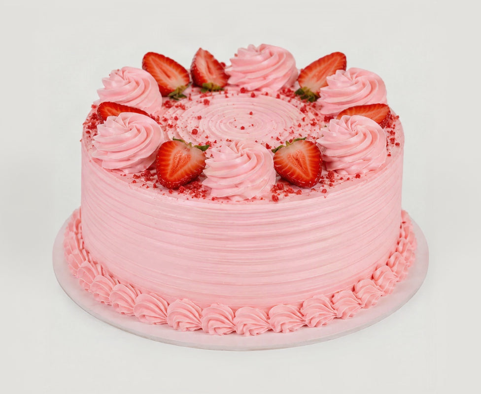 In Love Strawberry Cake Eggless
