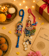 Krishna Leela Divine Rakhi Set