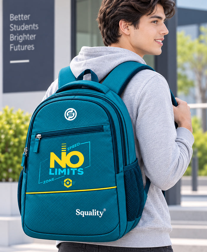 Limitless Speed Teal Blue Everyday Backpack