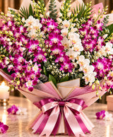 Luxury Orchid Arrangement – 20 Orchid Stems