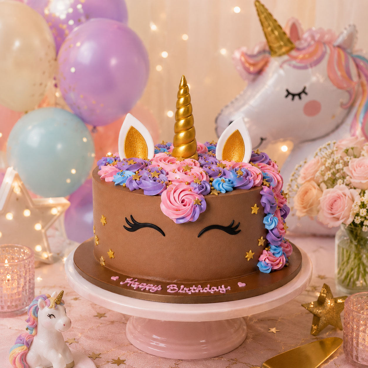Magical Unicorn Chocolate Cake – 1 Kg