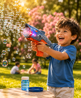 AquaBlast Mechanical Shark Bubble Gun