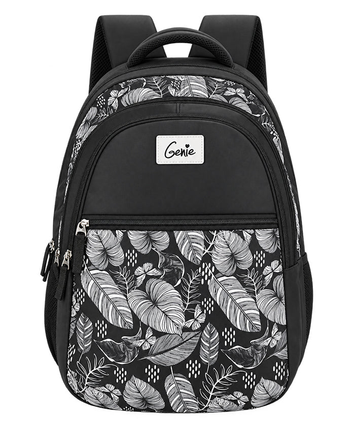 Monochrome Leafscape Black Everyday Backpack