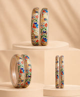 Multicolour Floral EnamelBangles