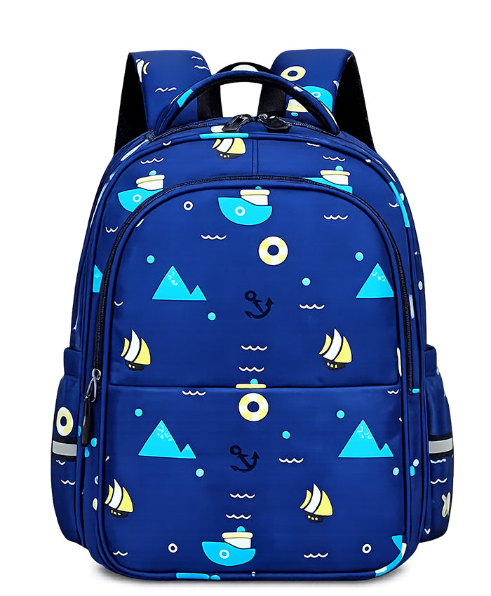 Ocean Adventure Blue School Backpack