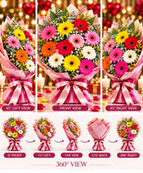Premium Gerbera Arrangement – 15 Gerberas