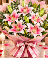 Premium Lily Bouquet – 7 Lilies