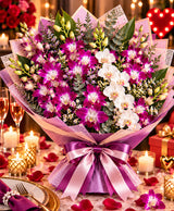 Premium Orchid Bouquet – 10 Orchid Stems