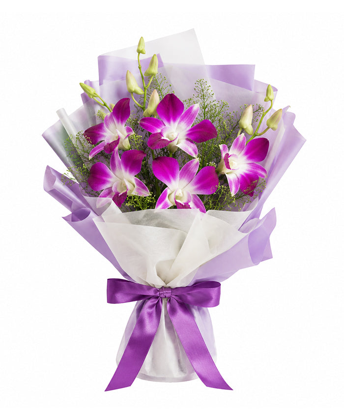 Purple Orchid Bouquet