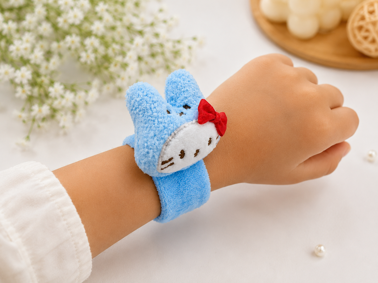 Hello Kitty Plush Slap Rakhi for Kids