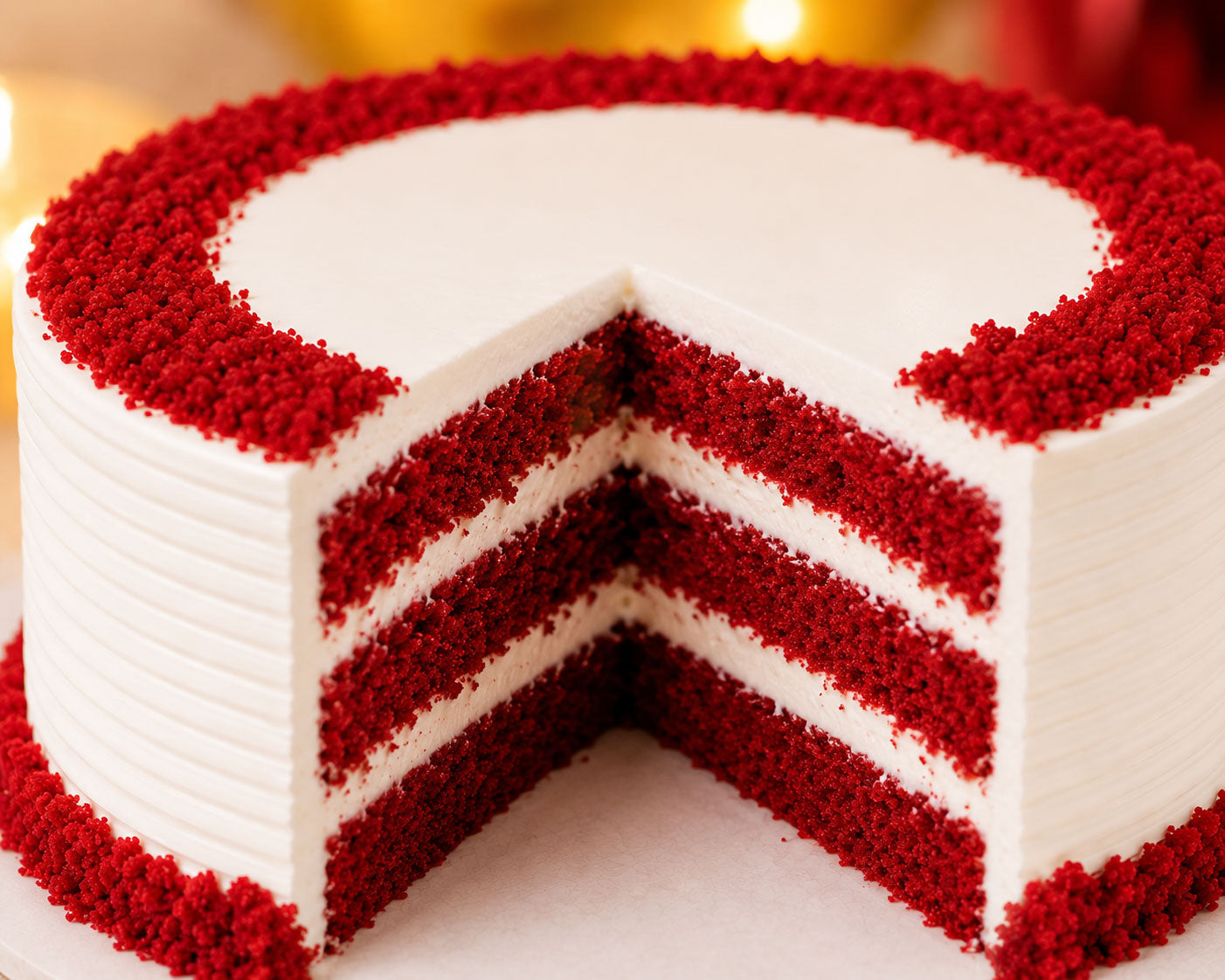Red Velvet Fresh Cream Cake