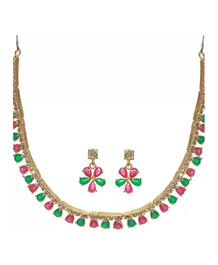 Regalia Bloom Multicolor Jewellery Set