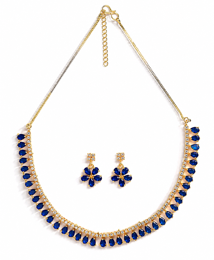 Sapphire Bloom Royale Jewellery Set