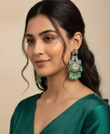 Royal Mint Green Drop Earrings