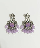 Royal Purple Drop Earrings